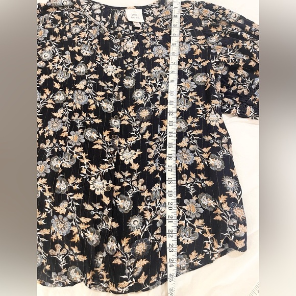 Knox Rose Women’s Black and Cream Floral Blouse | Size XXL - Picture 9 of 9